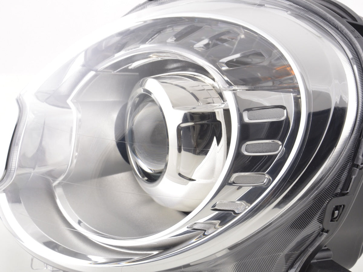 Scheinwerfer im Xenon-Look Fiat 500 (Typ 312) ab 2010 chrom Scheinwerfer im Xenon-Look Fiat 500 (Typ 312) ab 2010 chrom
